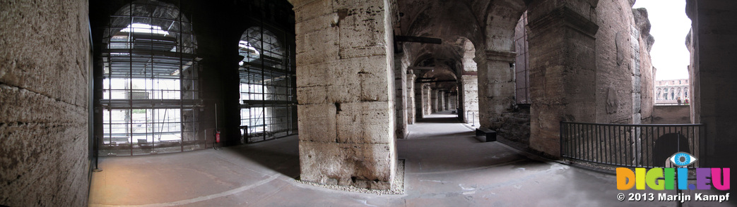 SX30901-9 Walkways underneath Colosseum